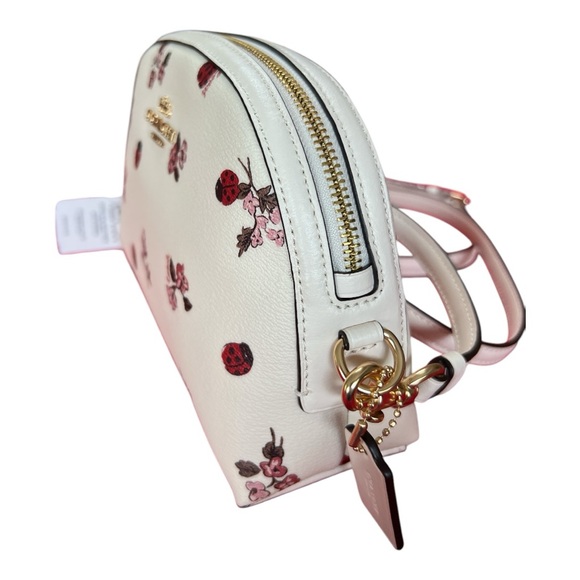 Coach Madi Crossbody w/ Ladybug Floral Print CU273 Chalk Multi Bag - Picture 5 of 9